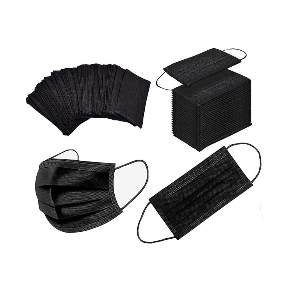 150 црни заштитни трослојни маски - Image 2